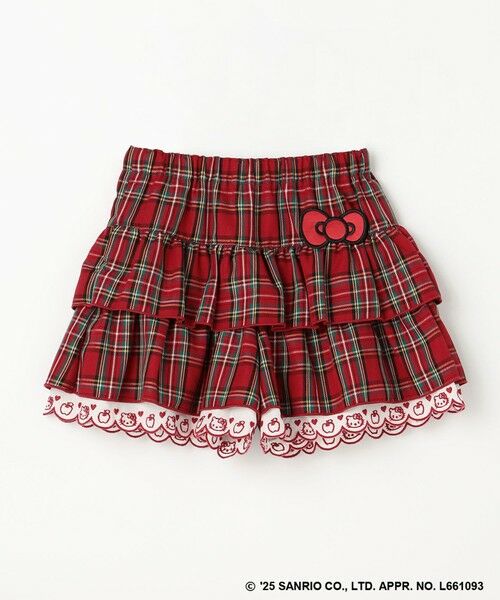 ANY / エニィ ショート・ハーフ・半端丈パンツ | 【ハローキティ×ANY KIDS】チェックキュロット | 詳細8