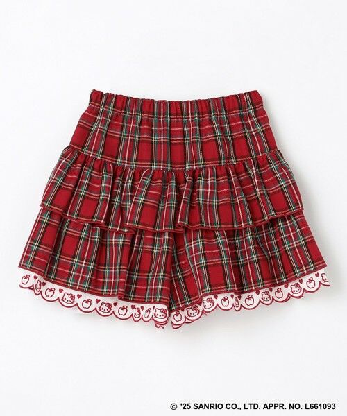 ANY / エニィ ショート・ハーフ・半端丈パンツ | 【ハローキティ×ANY KIDS】チェックキュロット | 詳細9
