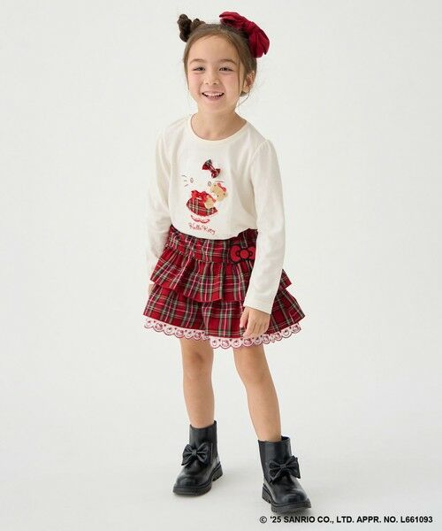 ANY / エニィ ショート・ハーフ・半端丈パンツ | 【ハローキティ×ANY KIDS】チェックキュロット | 詳細2