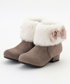 ANY / エニィ ブーツ（ロング丈） | リボンフェイクファーブーツ