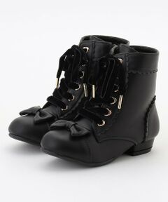 ANY / エニィ ブーツ（ロング丈） | リボン付き編み上げブーツ