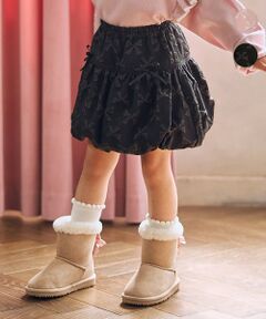 ANY / エニィ ミニ・ひざ丈スカート | リボン バルーンスカート