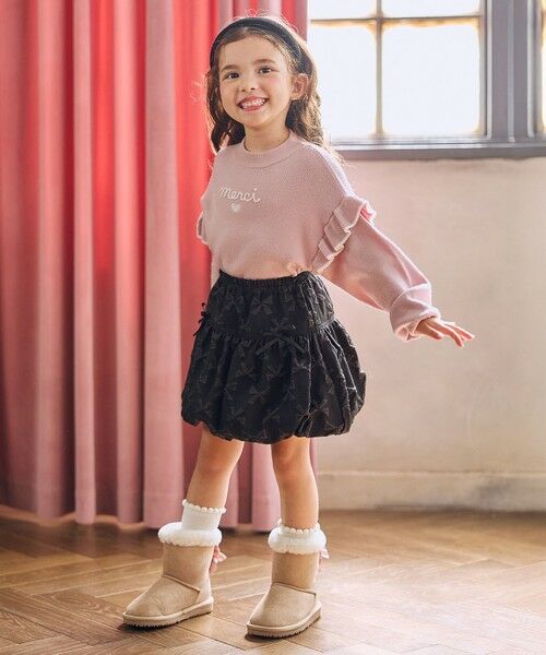 ANY / エニィ ミニ・ひざ丈スカート | リボン バルーンスカート | 詳細1