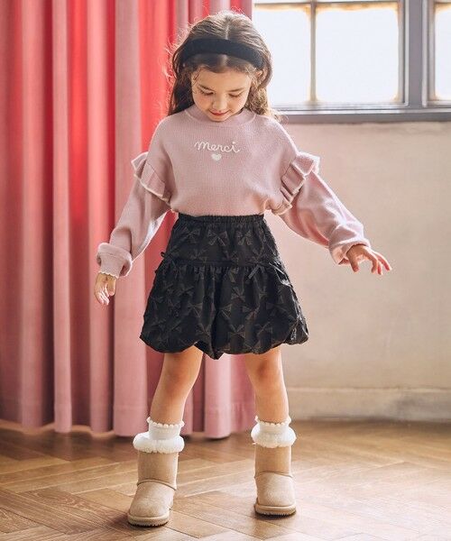 ANY / エニィ ミニ・ひざ丈スカート | リボン バルーンスカート | 詳細3