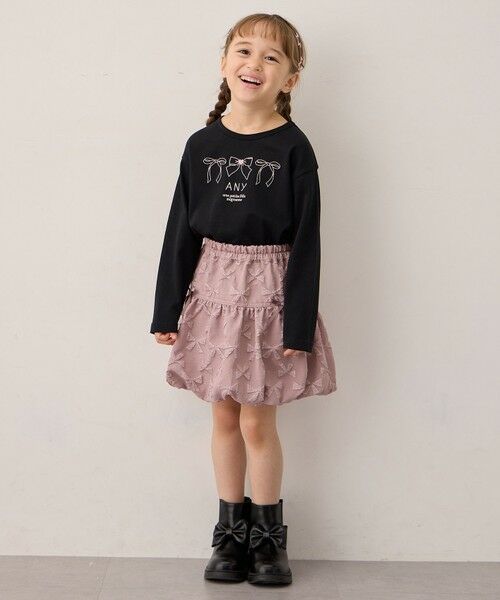 ANY / エニィ ミニ・ひざ丈スカート | リボン バルーンスカート | 詳細12