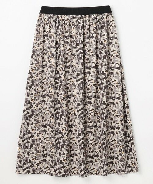 ANY / エニィ ミニ・ひざ丈スカート | 【ウエストゴム】モザイクプリントスカート | 詳細3