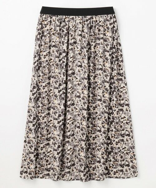 ANY / エニィ ミニ・ひざ丈スカート | 【ウエストゴム】モザイクプリントスカート | 詳細4