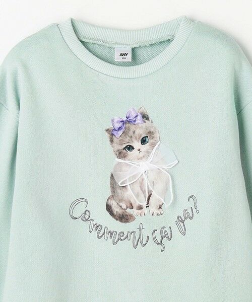 ANY / エニィ スウェット | ネコプリント トレーニャー | 詳細15