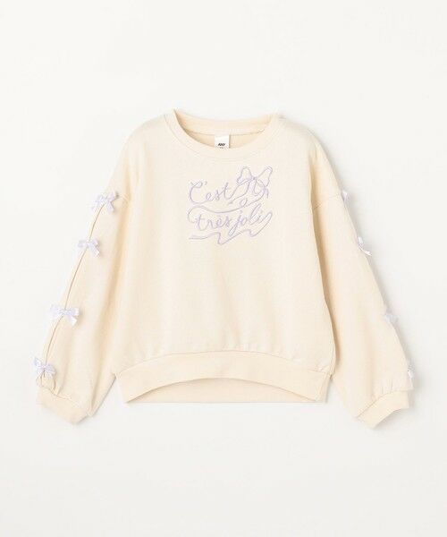 ANY / エニィ スウェット | 袖リボン トレーナー | 詳細3