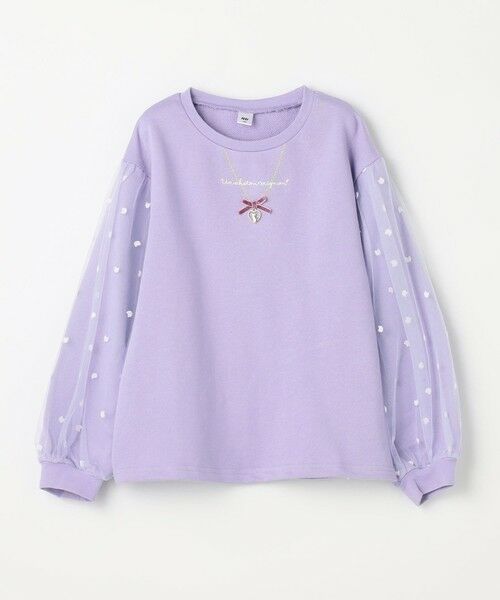 ANY / エニィ スウェット | 袖チュール トレーニャー | 詳細12