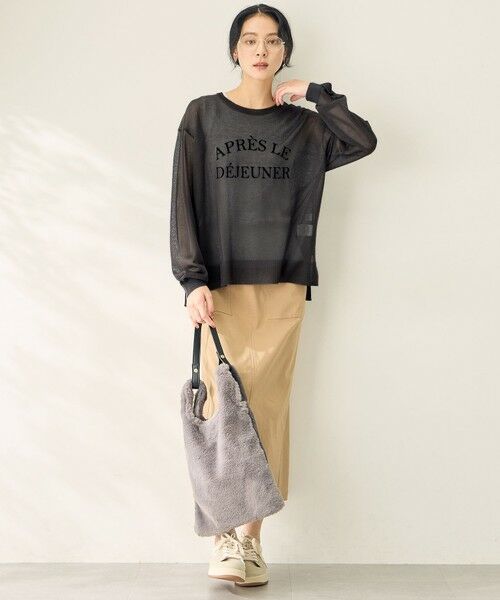 ANY / エニィ トートバッグ | 2WAYバイカラーファーバッグ | 詳細7