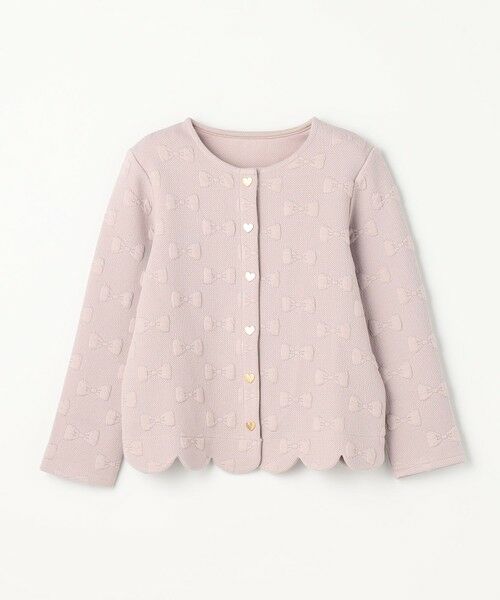 ANY / エニィ カーディガン・ボレロ | リボン ジャガード カーディガン | 詳細5