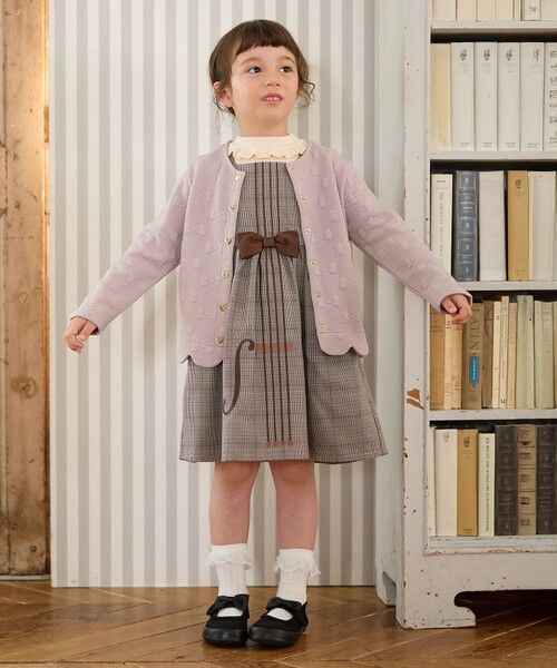 ANY / エニィ カーディガン・ボレロ | リボン ジャガード カーディガン | 詳細4