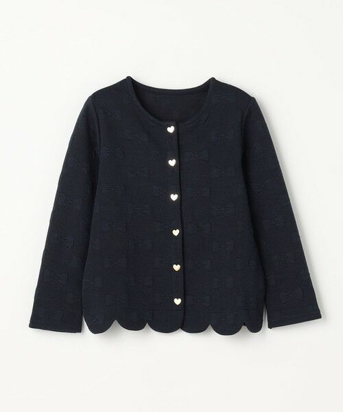 ANY / エニィ カーディガン・ボレロ | リボン ジャガード カーディガン | 詳細26