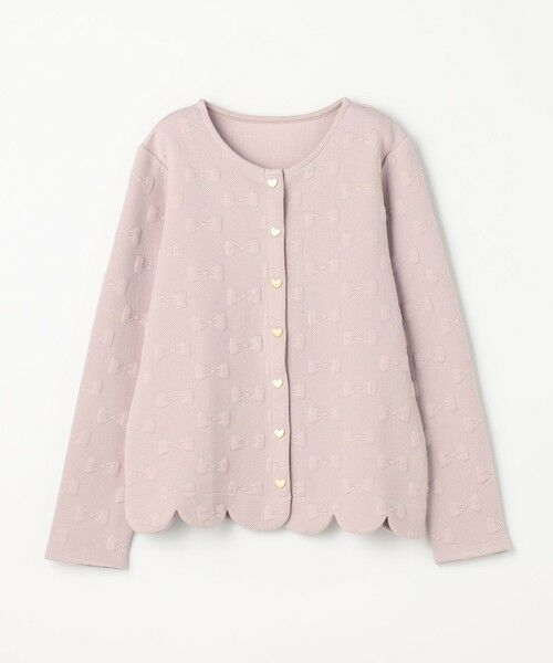 ANY / エニィ カーディガン・ボレロ | リボン ジャガード カーディガン | 詳細5