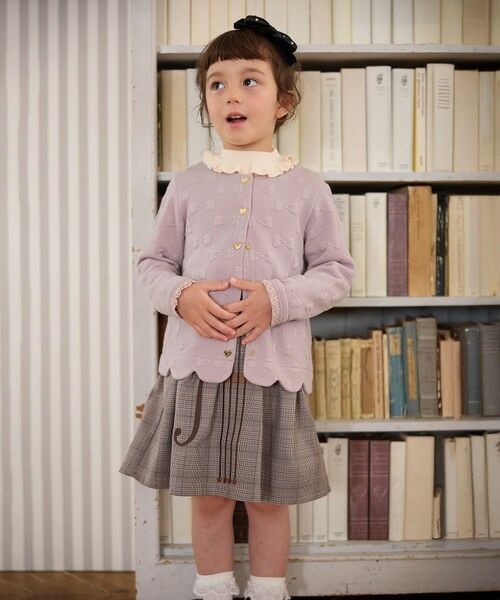 ANY / エニィ カーディガン・ボレロ | リボン ジャガード カーディガン | 詳細3