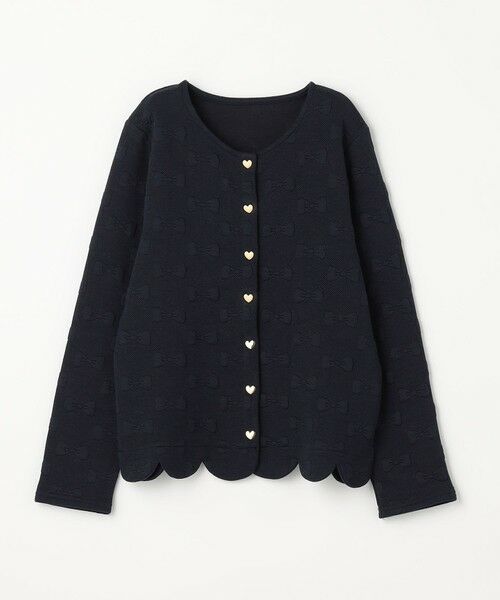 ANY / エニィ カーディガン・ボレロ | リボン ジャガード カーディガン | 詳細26