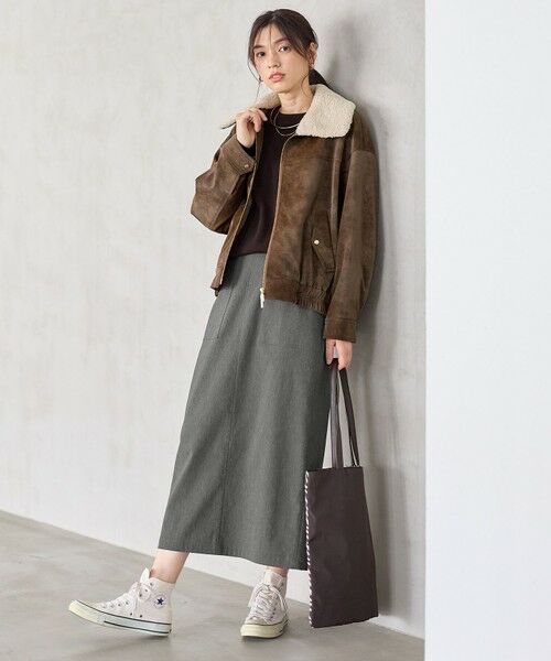 ANY / エニィ ブルゾン | 【2WAY】ボアカラーブルゾン | 詳細3