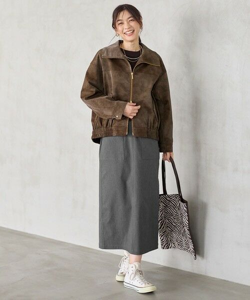 ANY / エニィ ブルゾン | 【2WAY】ボアカラーブルゾン | 詳細5