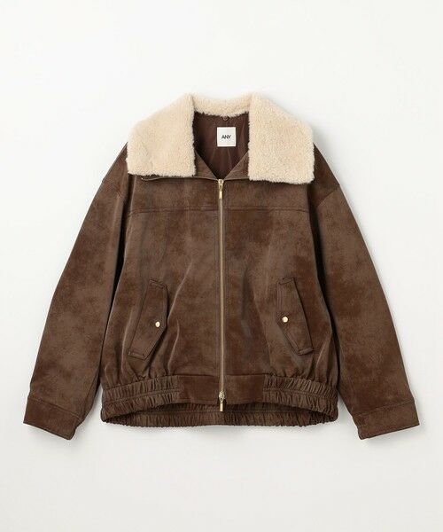 ANY / エニィ ブルゾン | 【2WAY】ボアカラーブルゾン | 詳細6