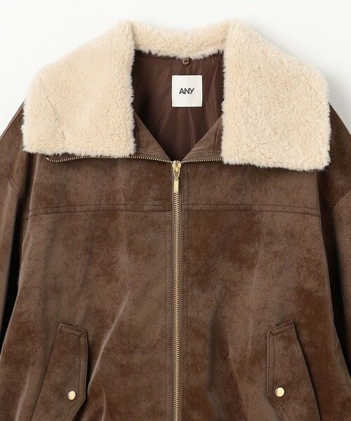 ANY / エニィ ブルゾン | 【2WAY】ボアカラーブルゾン | 詳細8