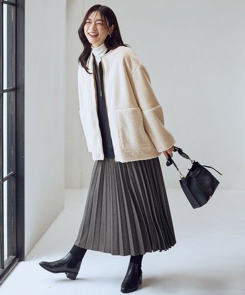 ANY / エニィ ブルゾン | スエードボアコンビブルゾン | 詳細4