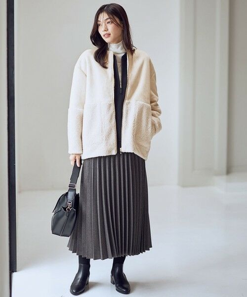 ANY / エニィ ブルゾン | スエードボアコンビブルゾン | 詳細5