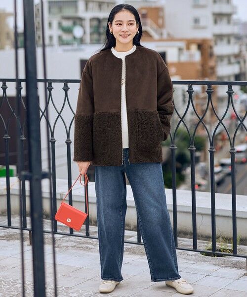 ANY / エニィ ブルゾン | スエードボアコンビブルゾン | 詳細11