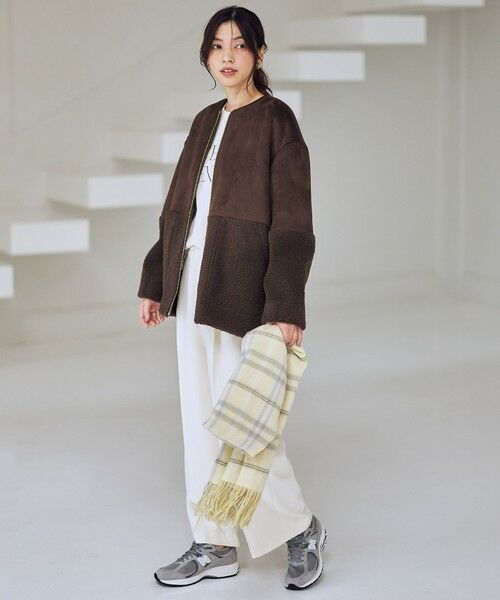 ANY / エニィ ブルゾン | スエードボアコンビブルゾン | 詳細15