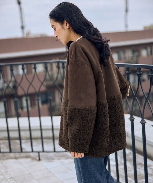 ANY / エニィ ブルゾン | スエードボアコンビブルゾン | 詳細8