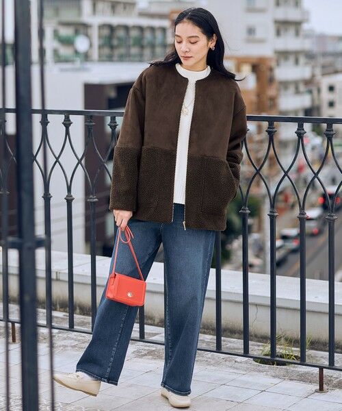 ANY / エニィ ブルゾン | スエードボアコンビブルゾン | 詳細9