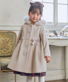 ANY / エニィ その他アウター | 【フード取り外し可能】ウールライクコート