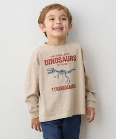 ANY / エニィ カットソー | 恐竜プリント 長袖Tシャツ