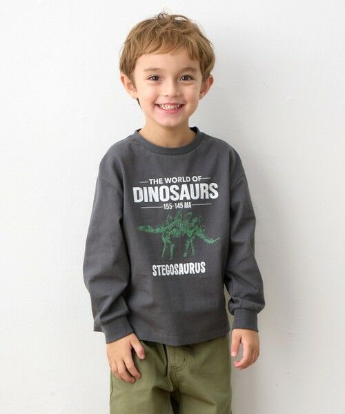 ANY / エニィ カットソー | 恐竜プリント 長袖Tシャツ | 詳細2