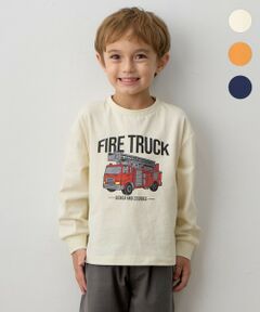 ANY / エニィ カットソー | はたらく車プリント 長袖Tシャツ