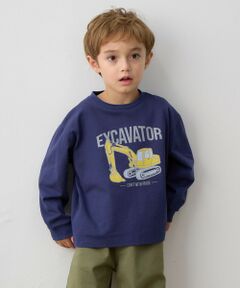 ANY / エニィ カットソー | はたらく車プリント 長袖Tシャツ