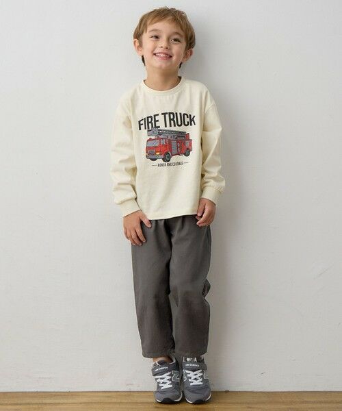 ANY / エニィ カットソー | はたらく車プリント 長袖Tシャツ | 詳細2