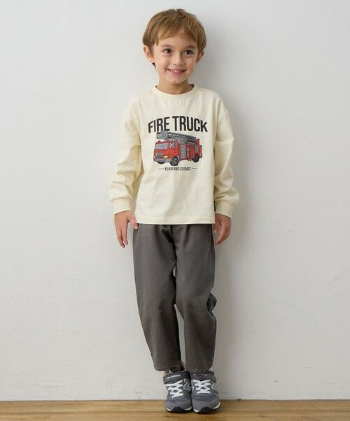 ANY / エニィ カットソー | はたらく車プリント 長袖Tシャツ | 詳細3