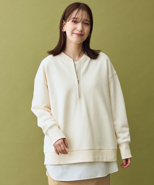 ANY / エニィ スウェット | ハーフジップスウェット | 詳細1