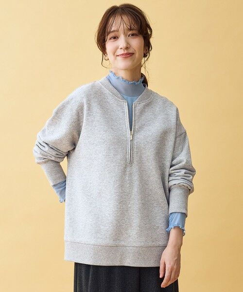 ANY / エニィ スウェット | ハーフジップスウェット | 詳細10