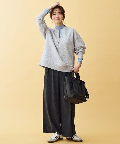 ANY / エニィ スウェット | ハーフジップスウェット | 詳細11