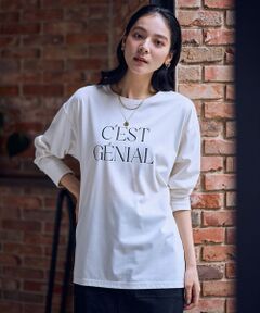 ANY / エニィ カットソー | ロゴロングスリーブTシャツ