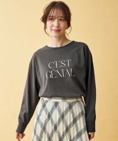 ANY / エニィ カットソー | ロゴロングスリーブTシャツ