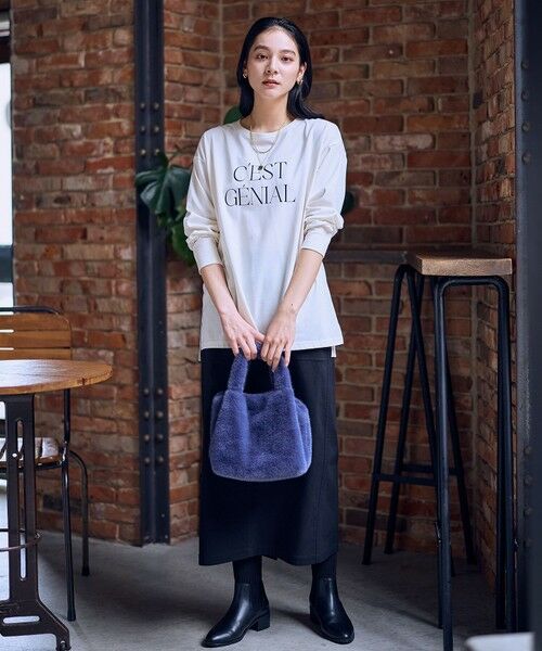 ANY / エニィ カットソー | ロゴロングスリーブTシャツ | 詳細4