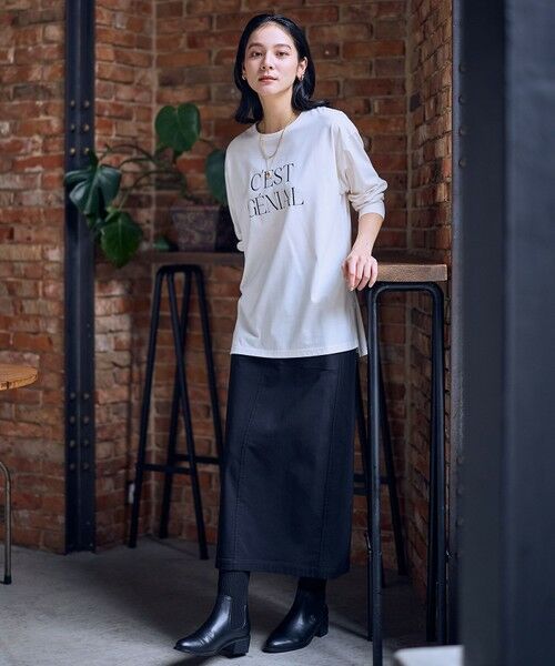 ANY / エニィ カットソー | ロゴロングスリーブTシャツ | 詳細5