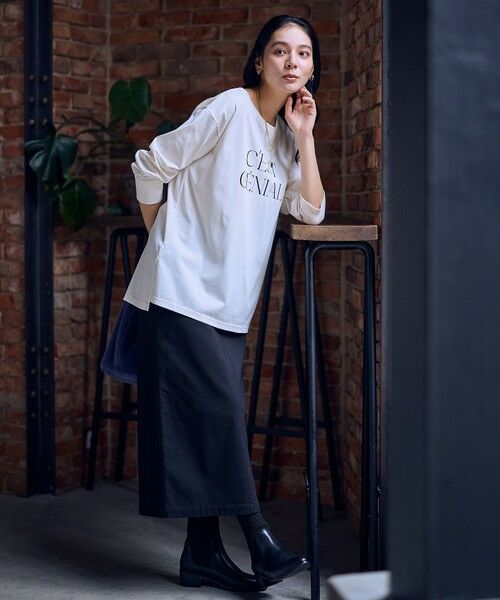 ANY / エニィ カットソー | ロゴロングスリーブTシャツ | 詳細6