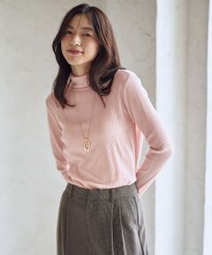 ANY / エニィ カットソー | ウール混リブタートルネックカットソー