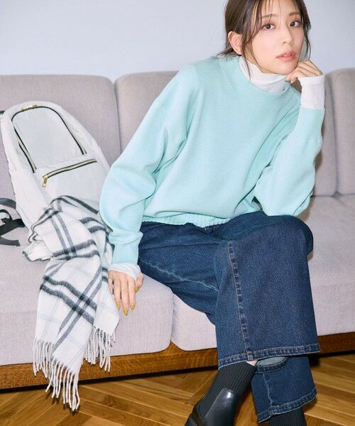 ANY / エニィ カットソー | ウール混リブタートルネックカットソー | 詳細1