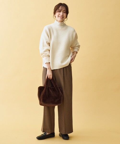 ANY / エニィ カットソー | ウール混リブタートルネックカットソー | 詳細14