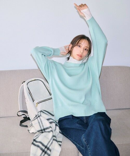 ANY / エニィ カットソー | ウール混リブタートルネックカットソー | 詳細2